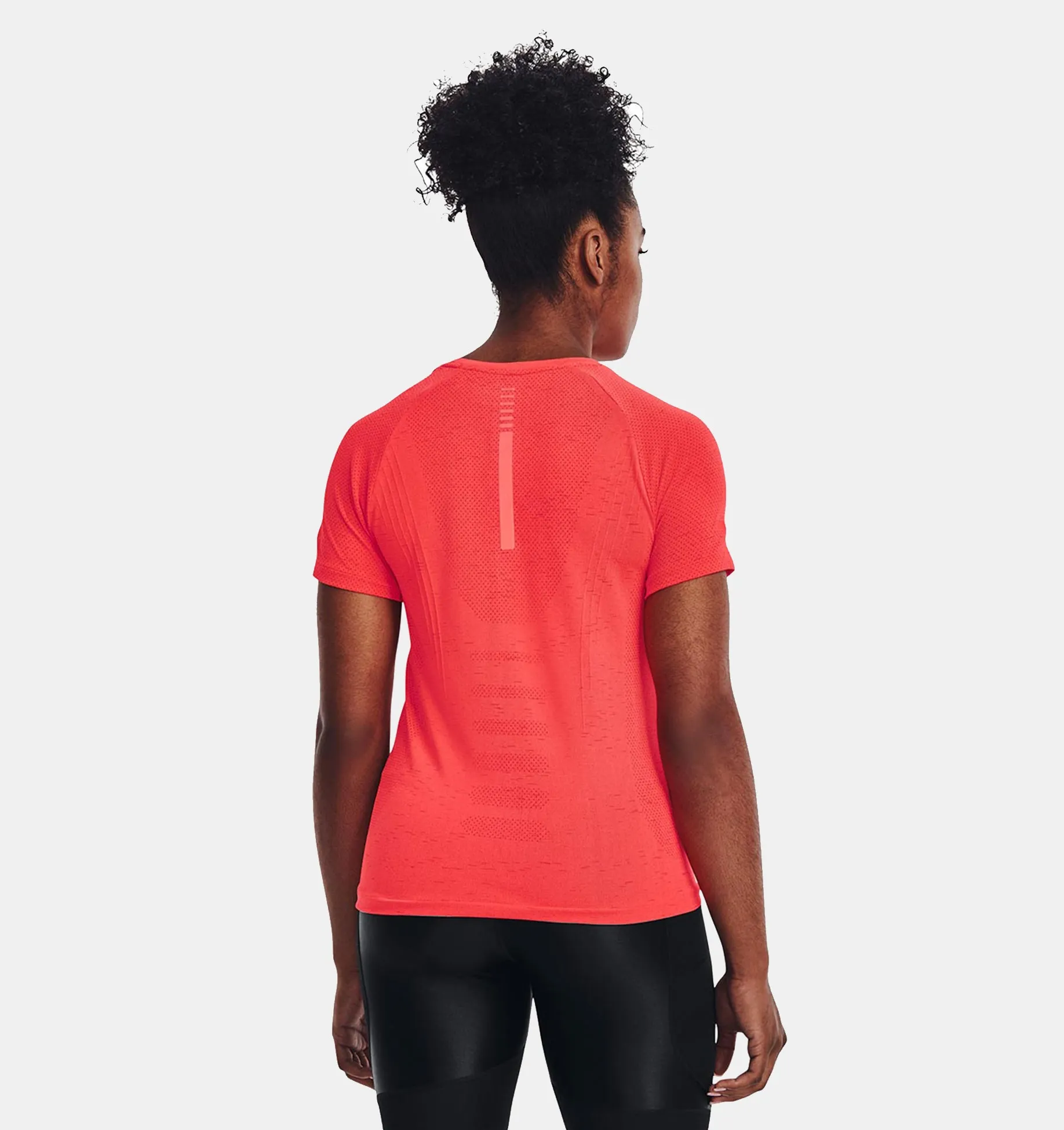 Remera UA Seamless Run para mujer image number 1