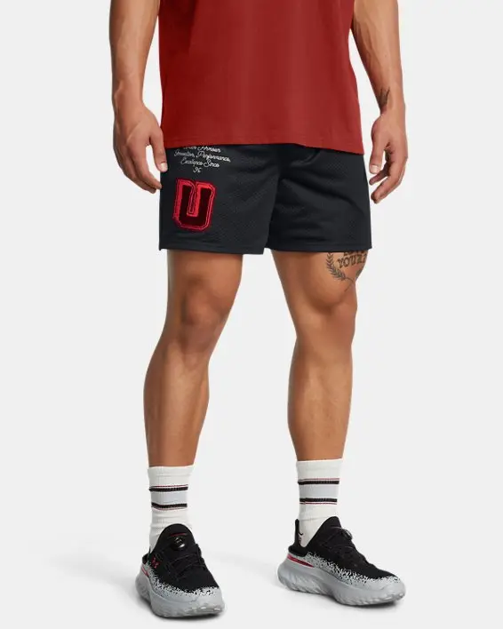 Shorts de entrenamiento UA Icon Mesh Armour U para hombre