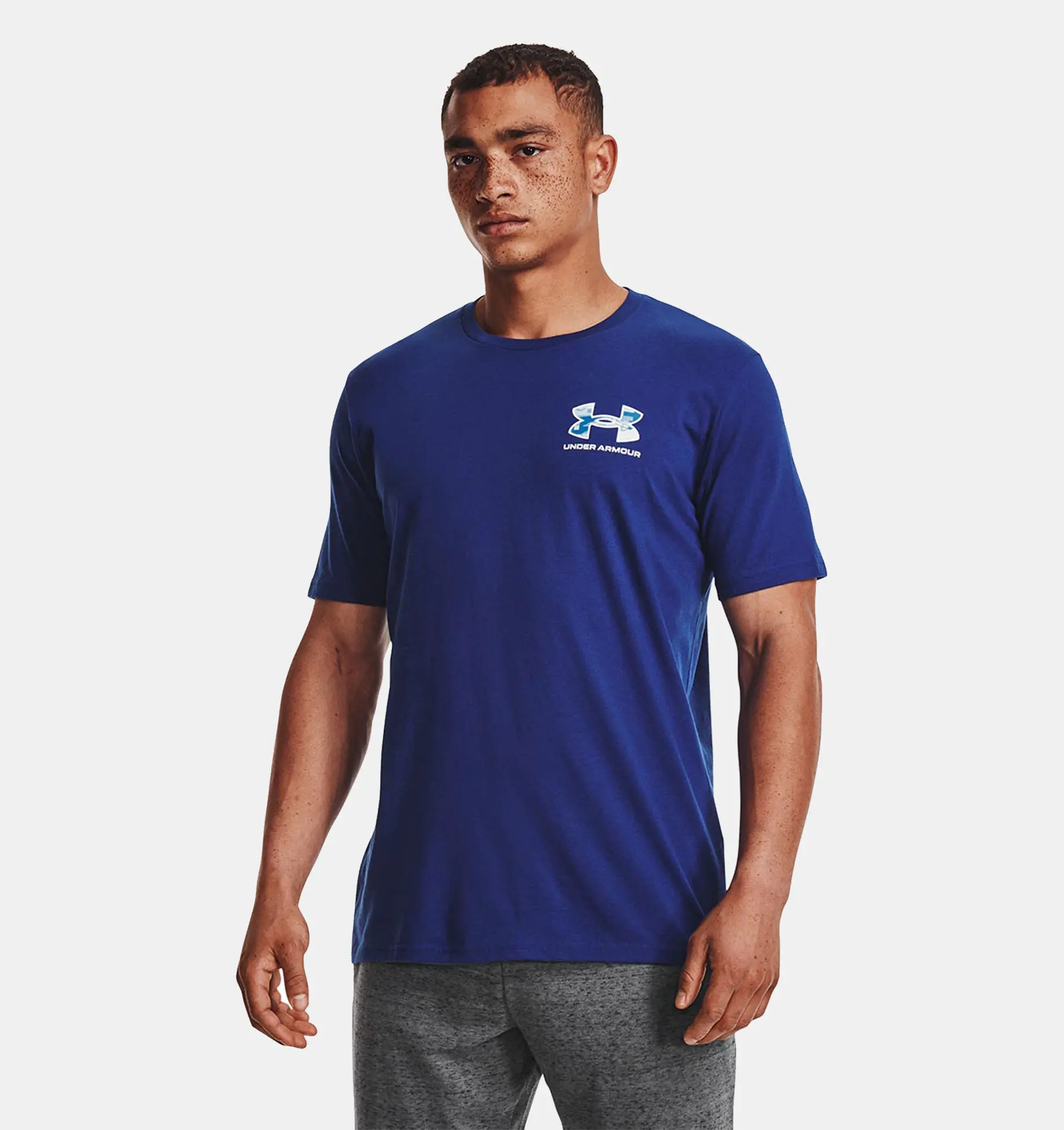 Remera de entrenamiento UA ABC camo fill para hombre image number 0