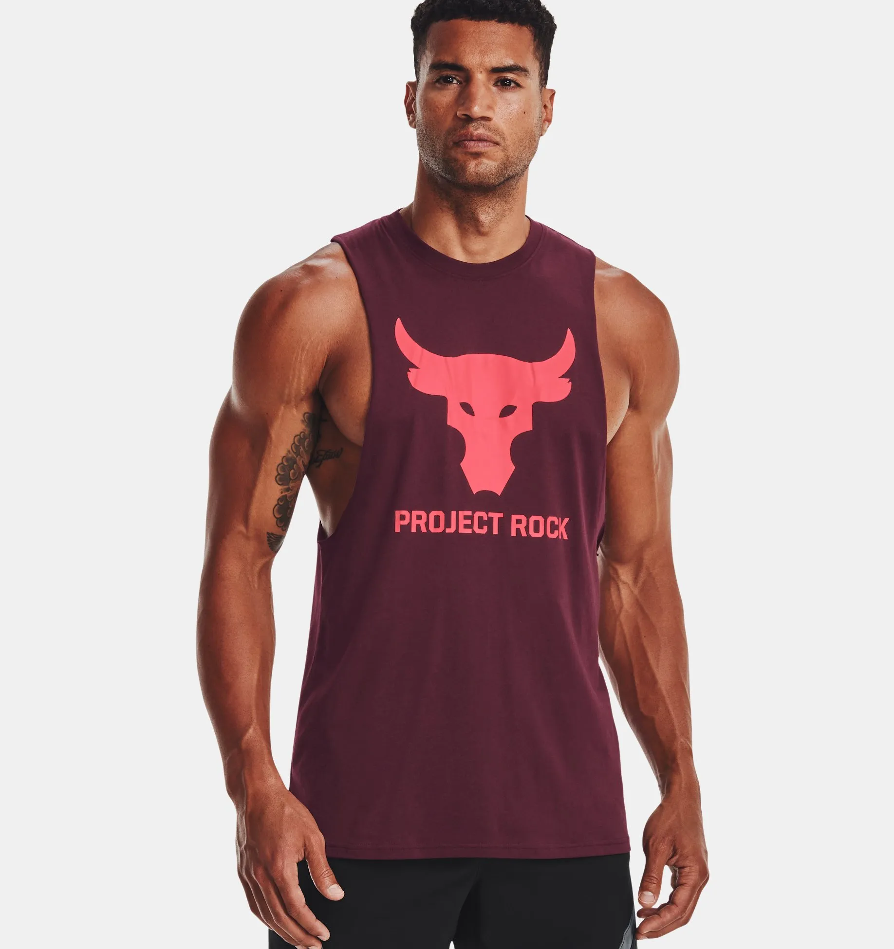 Musculosa de entrenamiento Project Rock Brahma Bull para hombre image number 0