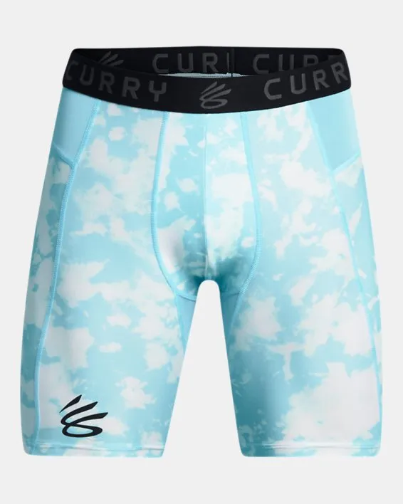 Short de Basketball Curry HeatGear® Printed para Hombre image number 3