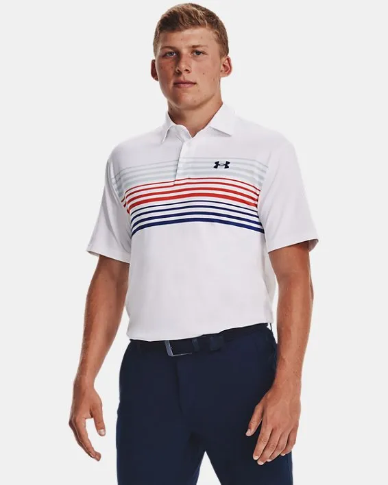 UA Playoff Polo 2.0-WHT image number 0