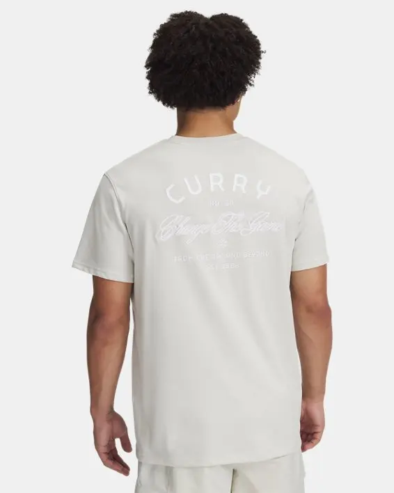 Remera de Basketball Curry Heavyweight Verbiage para Hombre image number 1