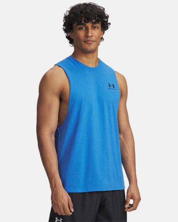 UA LEFT CHEST CUT OFF TANK image number 0