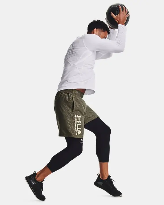 Short UA Woven Emboss para Hombre image number 2