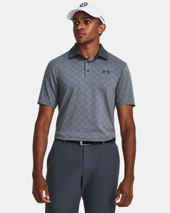 Chomba de golf UA Playoff Deuces Jacquard para hombre