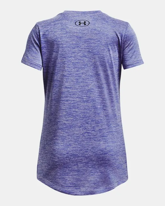 Remera UA Tech™ Twist Arch para Niña image number 1