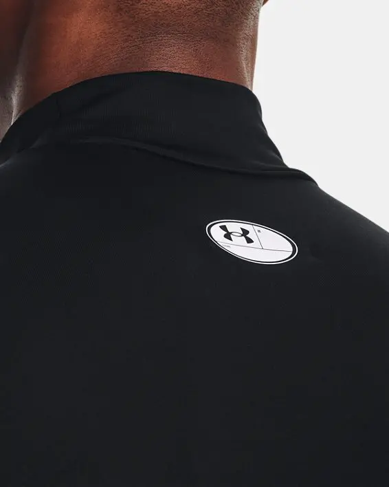 UA CG Armour Comp Mock-BLK,LG image number 4