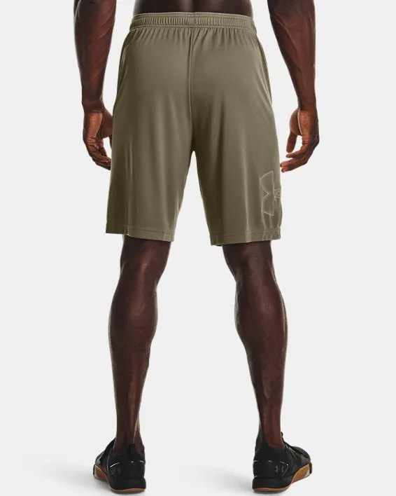 UA TECH GRAPHIC SHORT-GRN,XS image number 1