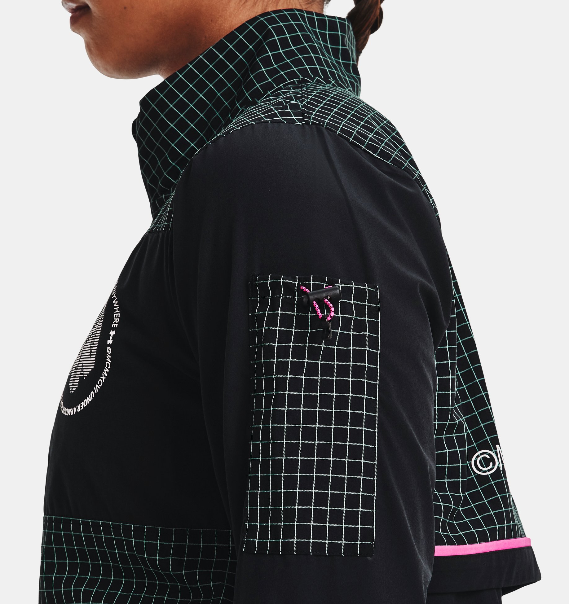 Campera Rompevientos UA Run Anywhere para mujer image number 7
