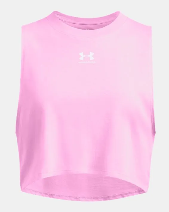 UA W CROPPED LG TANK ARG image number 2