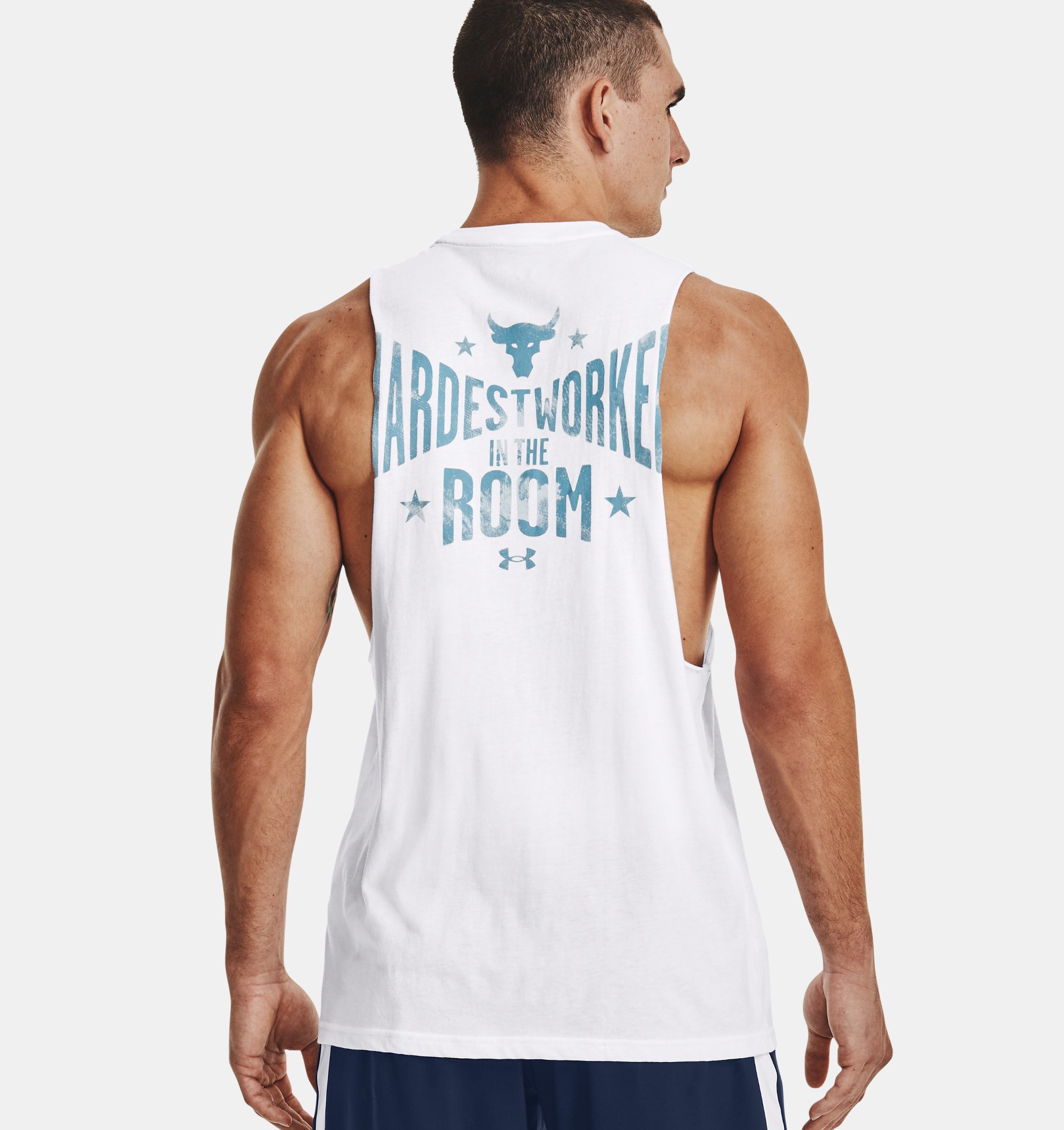 Musculosa UA Project Rock para hombre image number 1