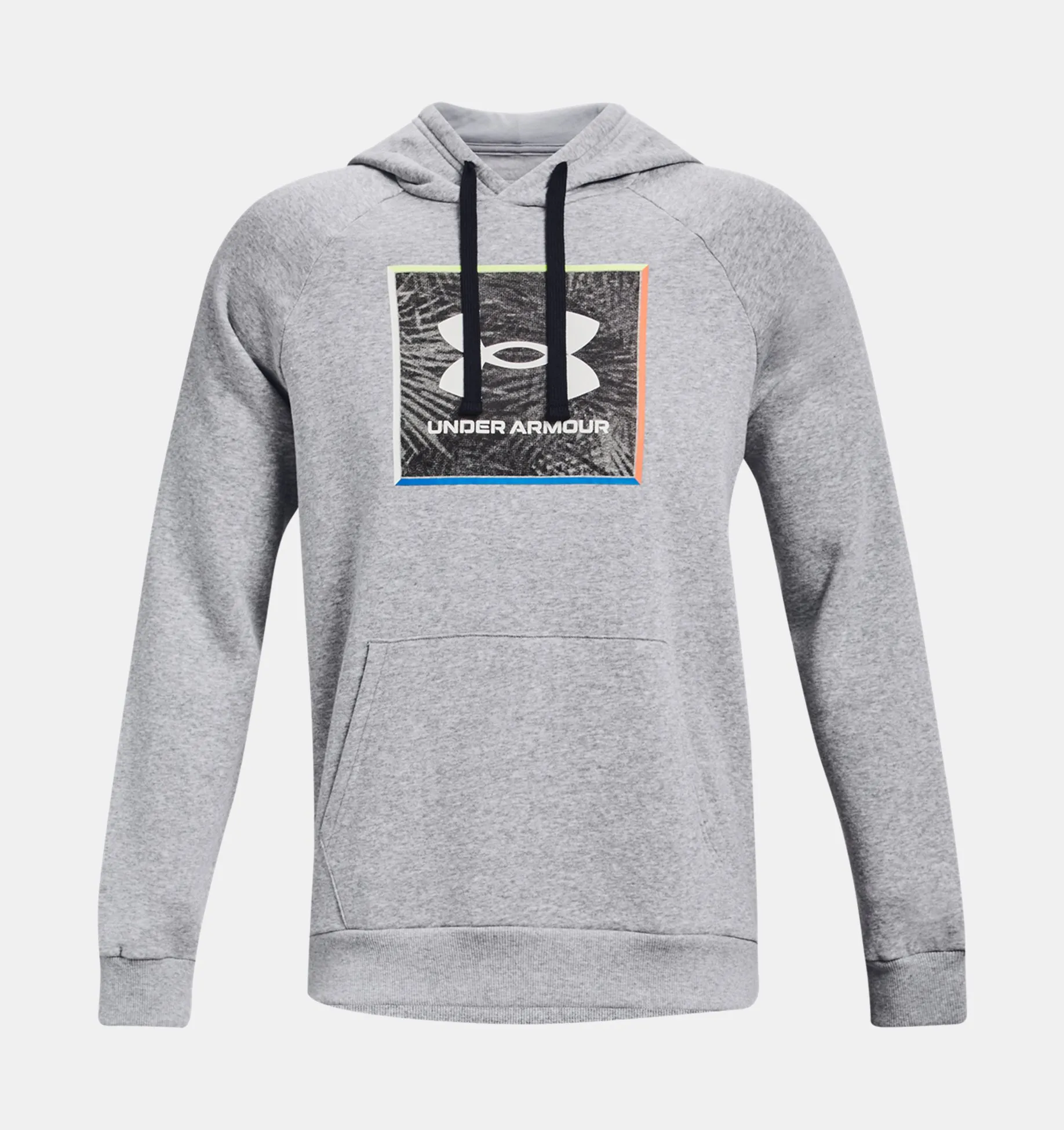 Buzo con capucha Under Armour Rival Fleece Graphic para hombre image number 4