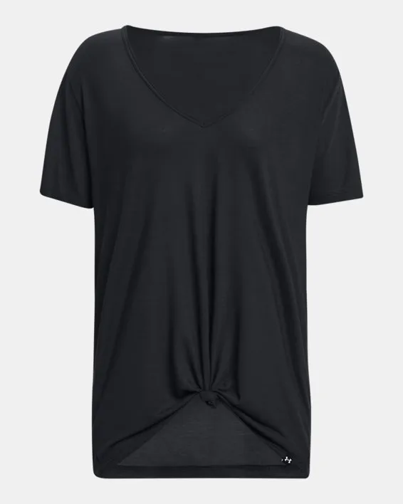 Remera de Entrenamiento Project Rock Completer Deep V para Mujer image number 4