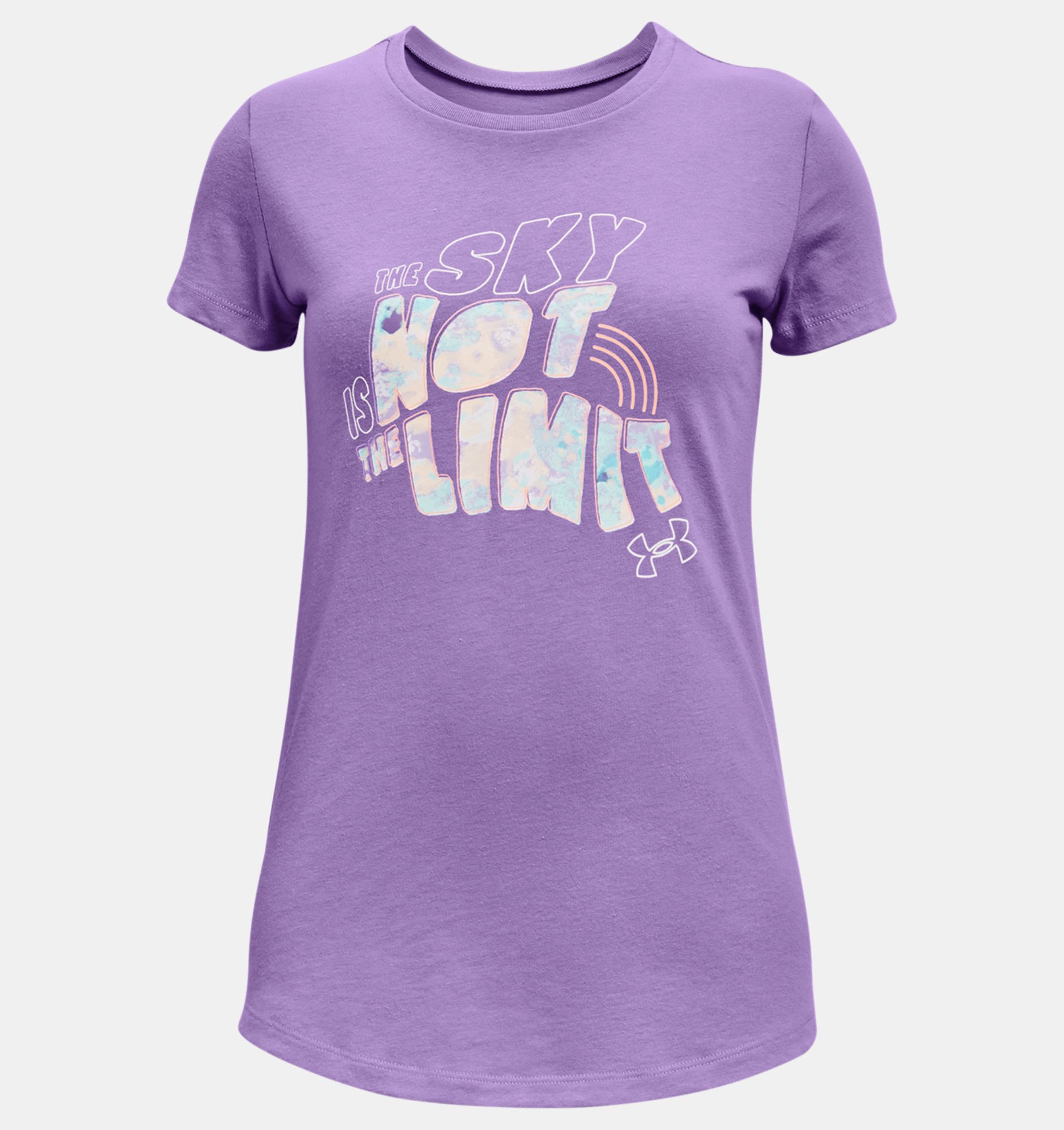 Remera UA SKY IS NOT THE LIMIT SS para niñas
