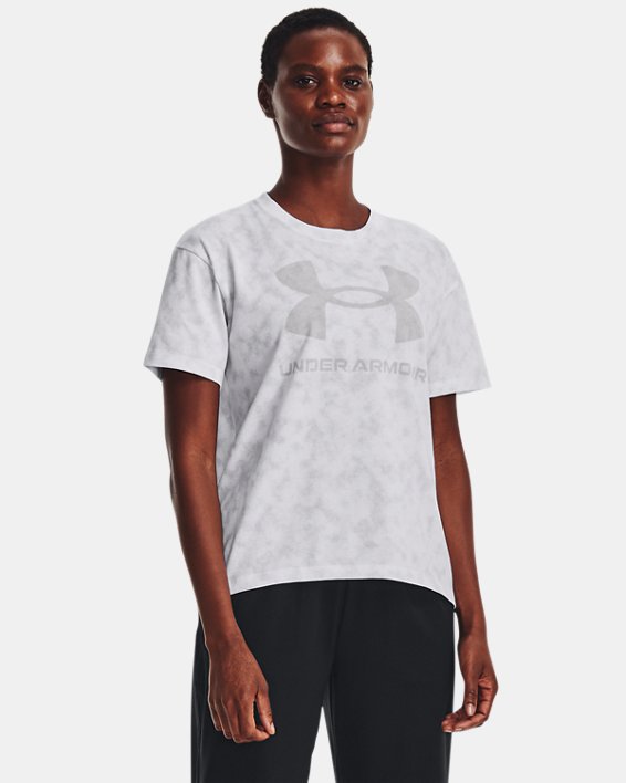 Remera UA Logo Heavyweight para Mujer
