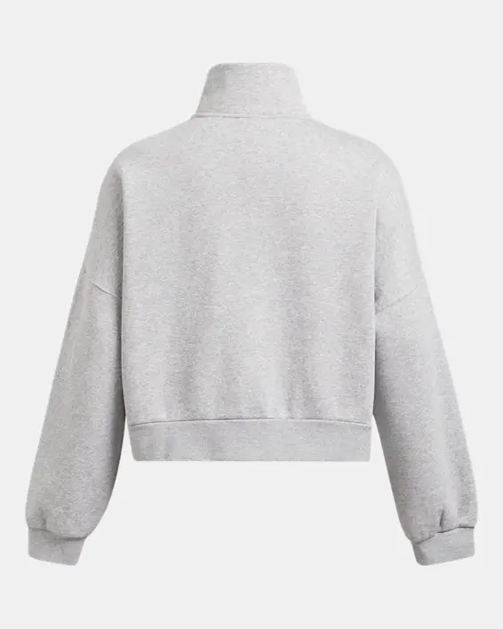 Buzo de entrenamiento oversized UA Icon Fleece para mujer image number 5