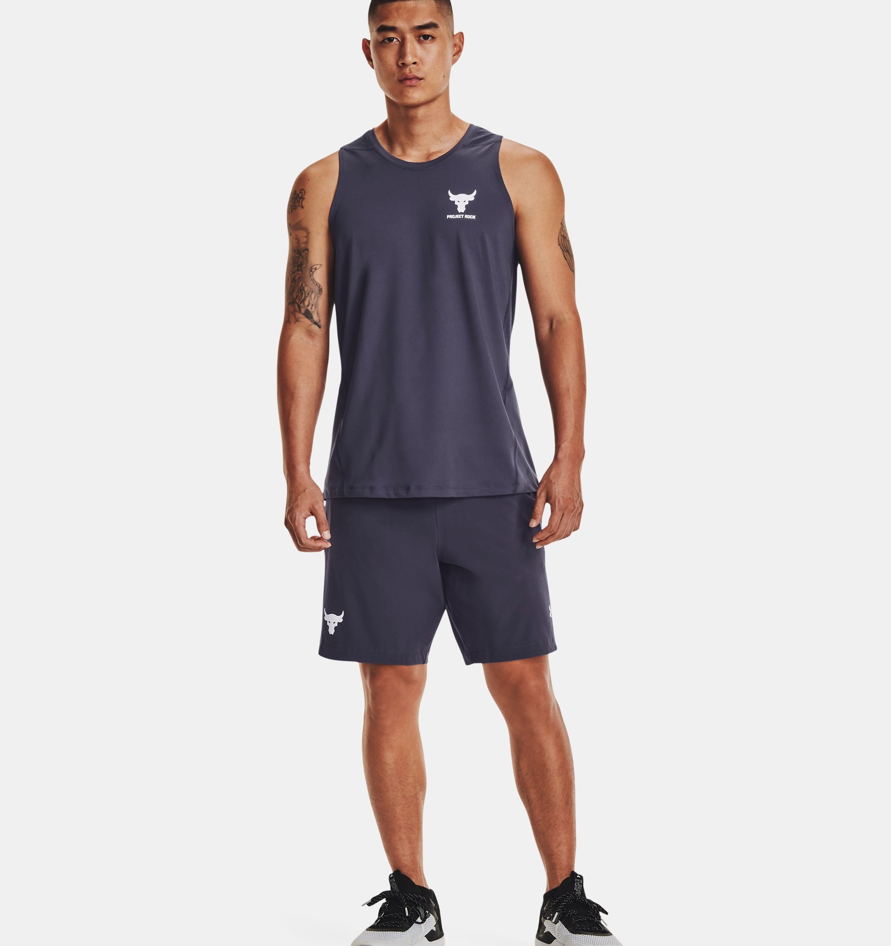 Musculosa UA Pjt Rck ArmourPrnt para hombre image number 2
