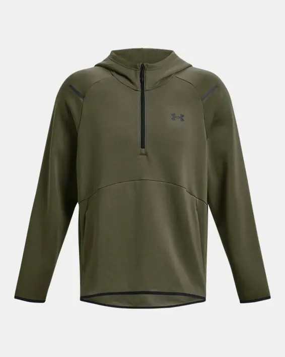 UA Unstoppable Flc Hoodie-GRN image number 3