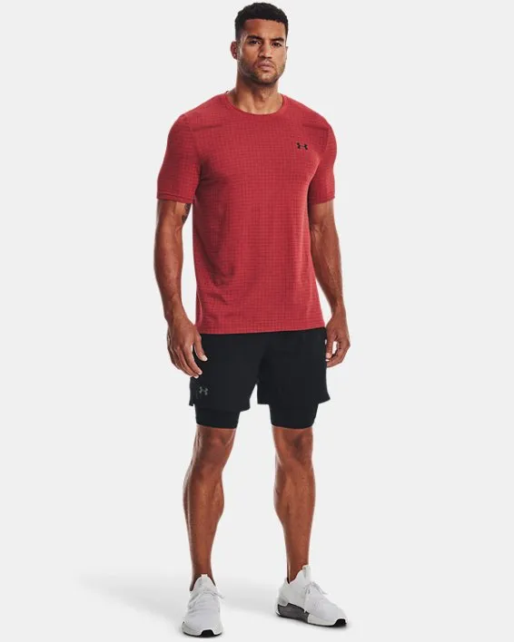 Remera de entrenamiento UA Seamless Grid para Hombre image number 2