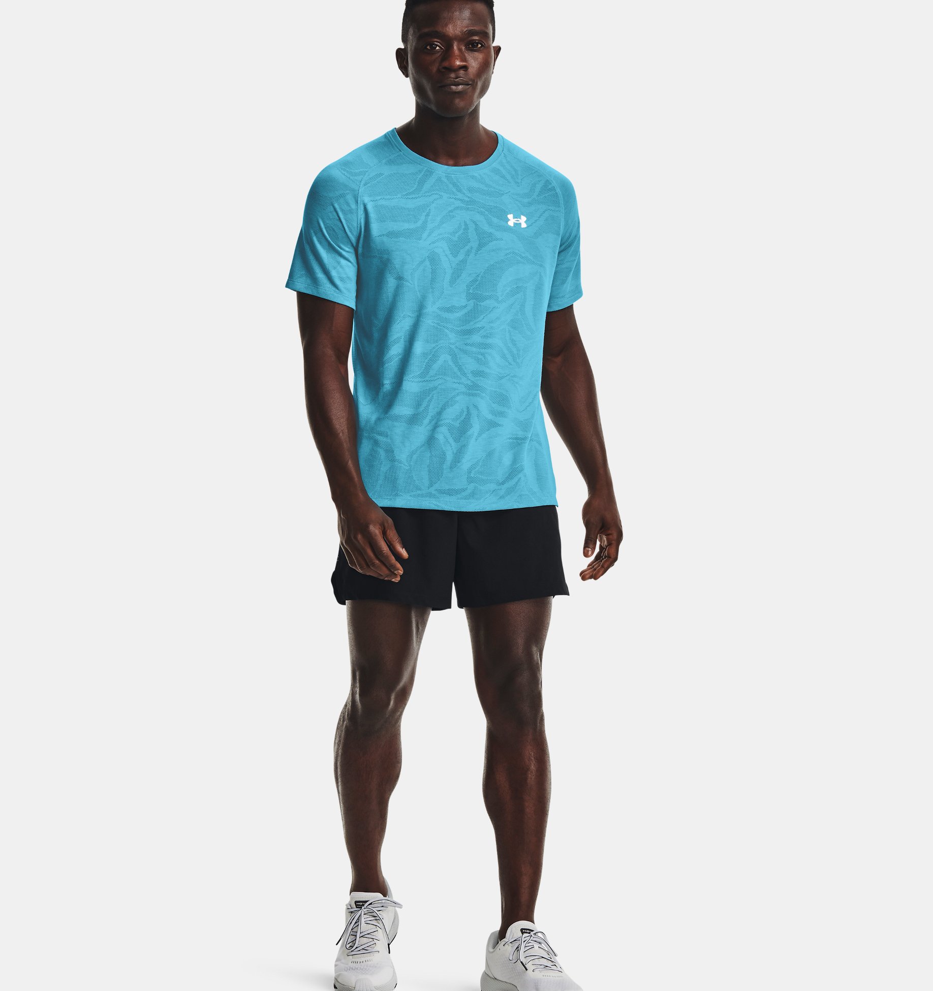 Remera UA Streaker Jacquard para hombre image number 2