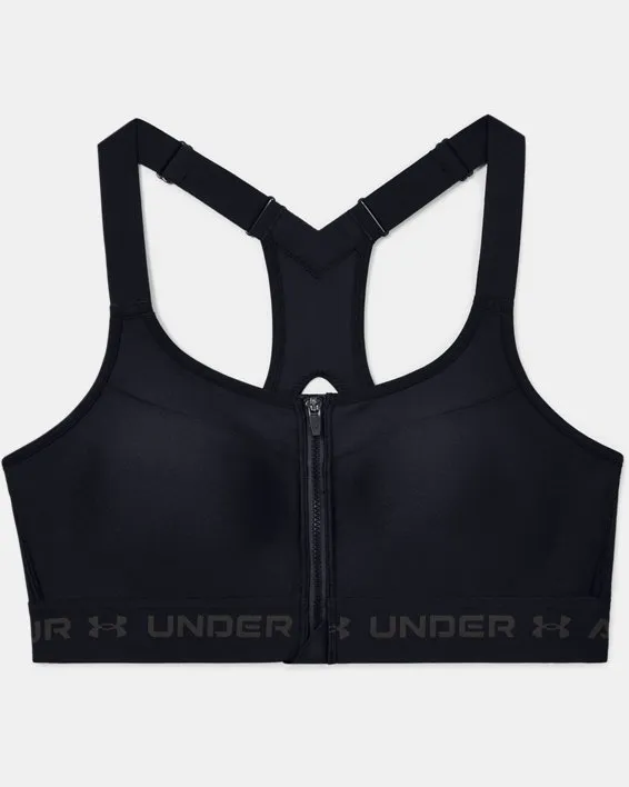Sport bra Armour® Crossback High Zip para Mujer image number 6