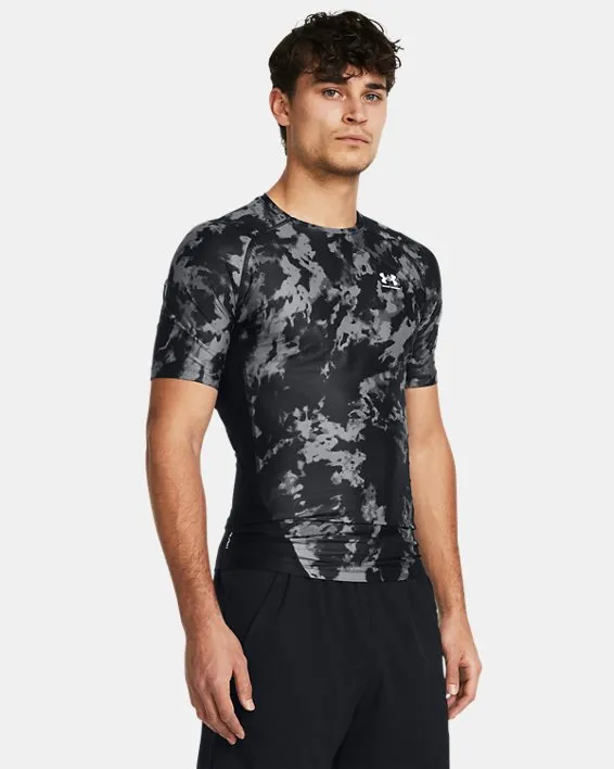 Remera de Compresion HeatGear® Iso-Chill Printed para Hombre image number 0