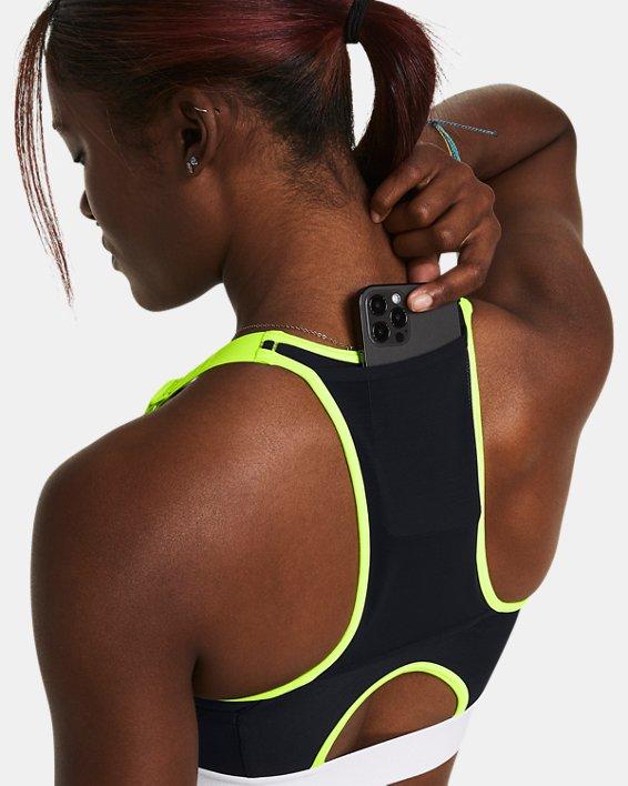 Top deportivo con bolsillos HeatGear&reg; High para Mujer image number 5