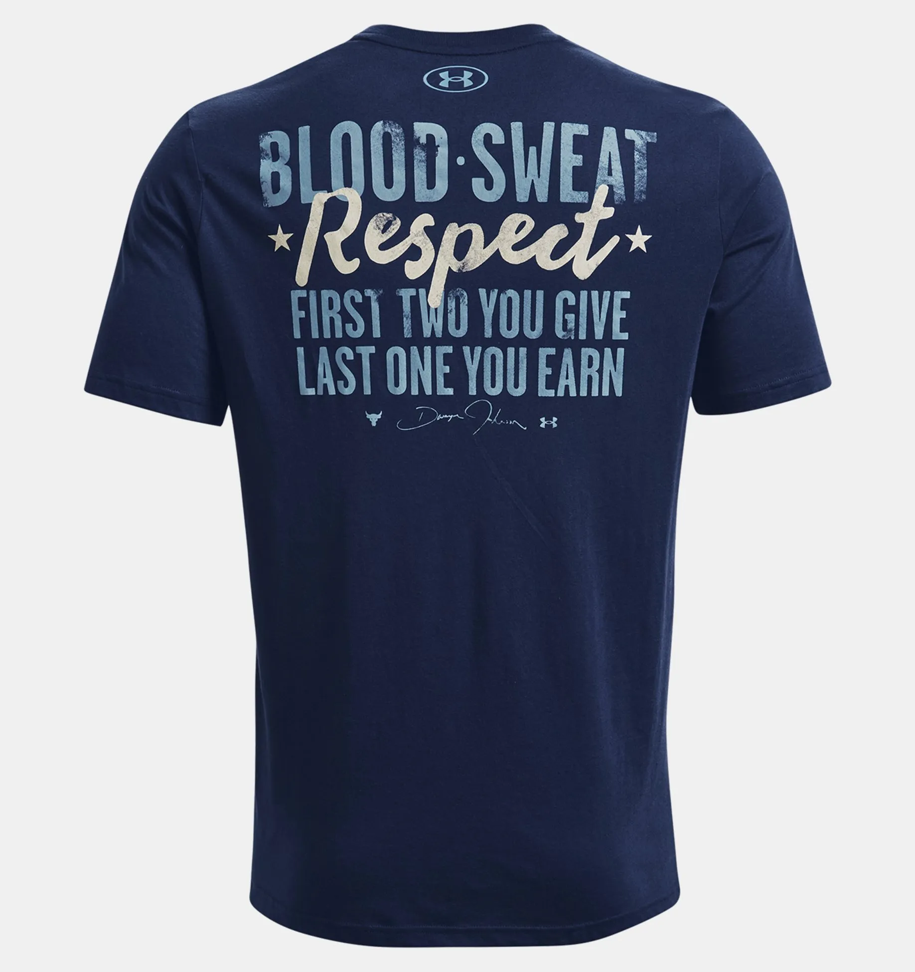 Remera manga corta Project Rock Respect Short Sleeve para hombre image number 6