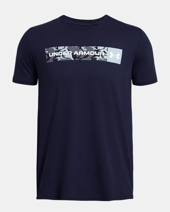 UA M CAMO CHEST STRIPE SS AR image number 2