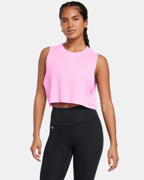 UA W CROPPED LG TANK ARG
