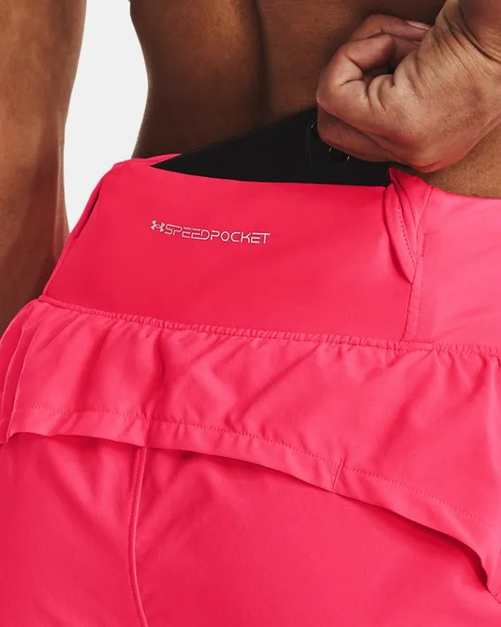 Short UA RUN STAMINA 2IN1 para Mujer image number 4