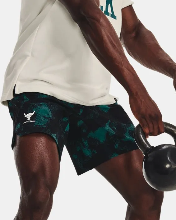 Short de Entrenamiento Project Rock Woven estampado para Hombre image number 0
