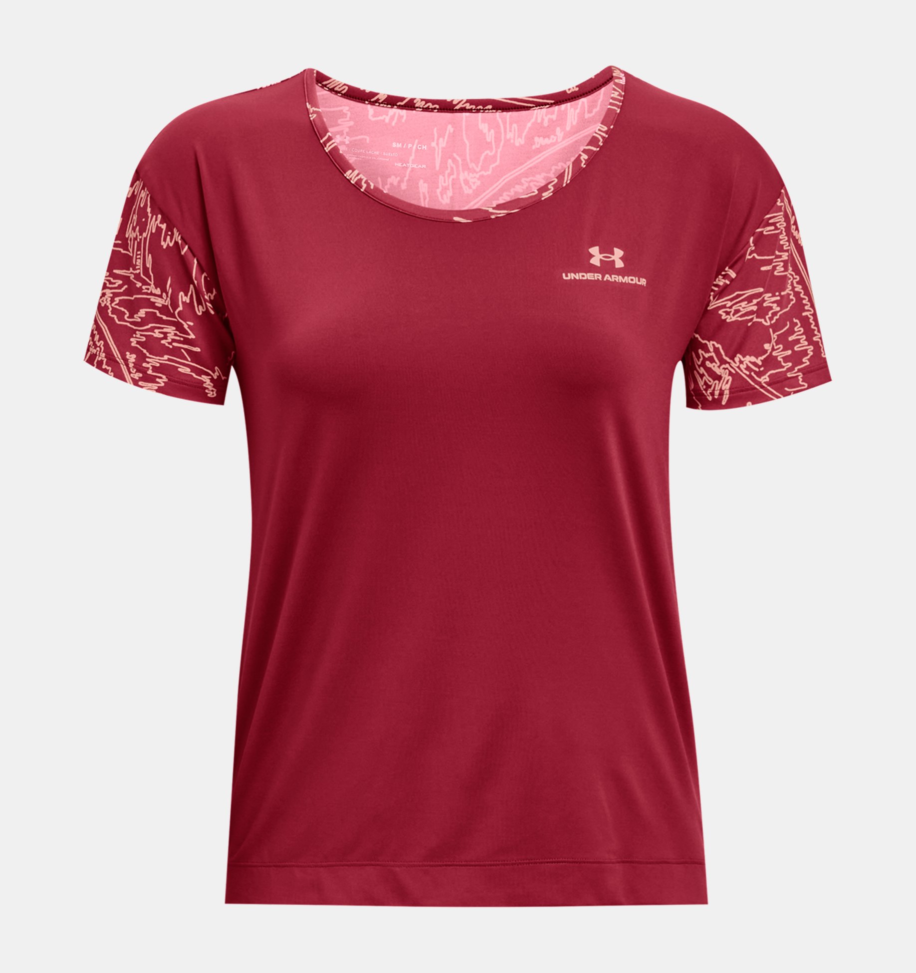 Remera UA RUSH™ Energy Colorblock para mujer image number 4