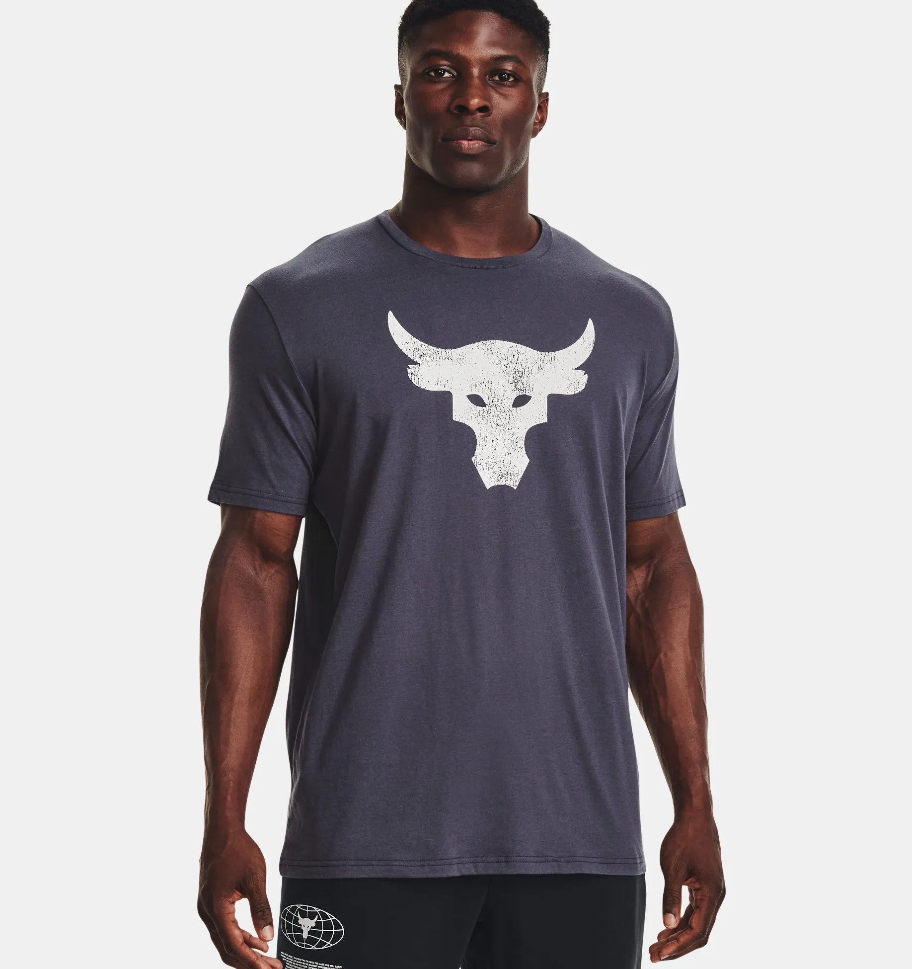 Remera de entrenamiento UA PJT ROCK BRAHMA BULL para hombre image number 0