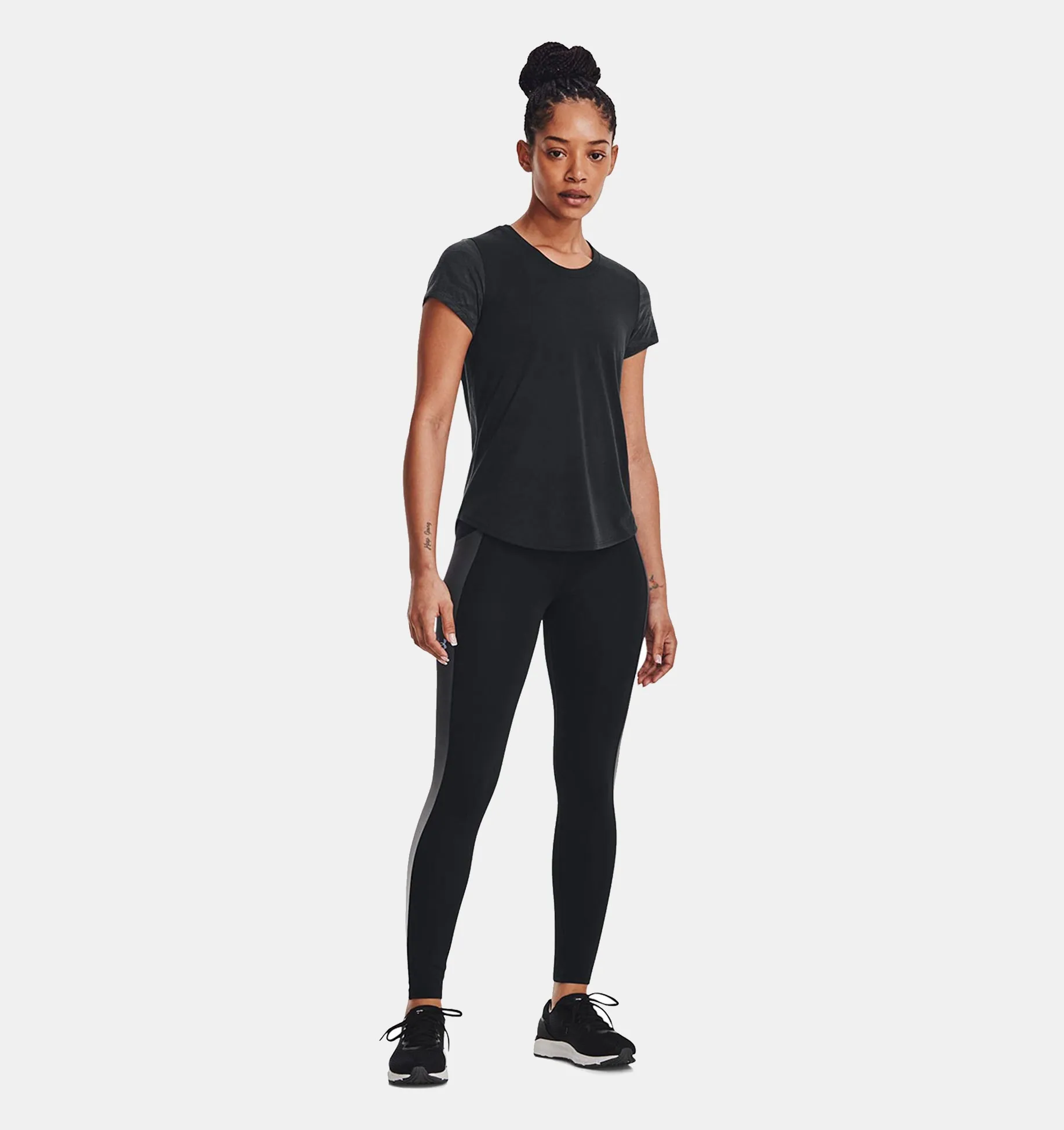Remera UA Streaker Jacquard para mujer image number 2