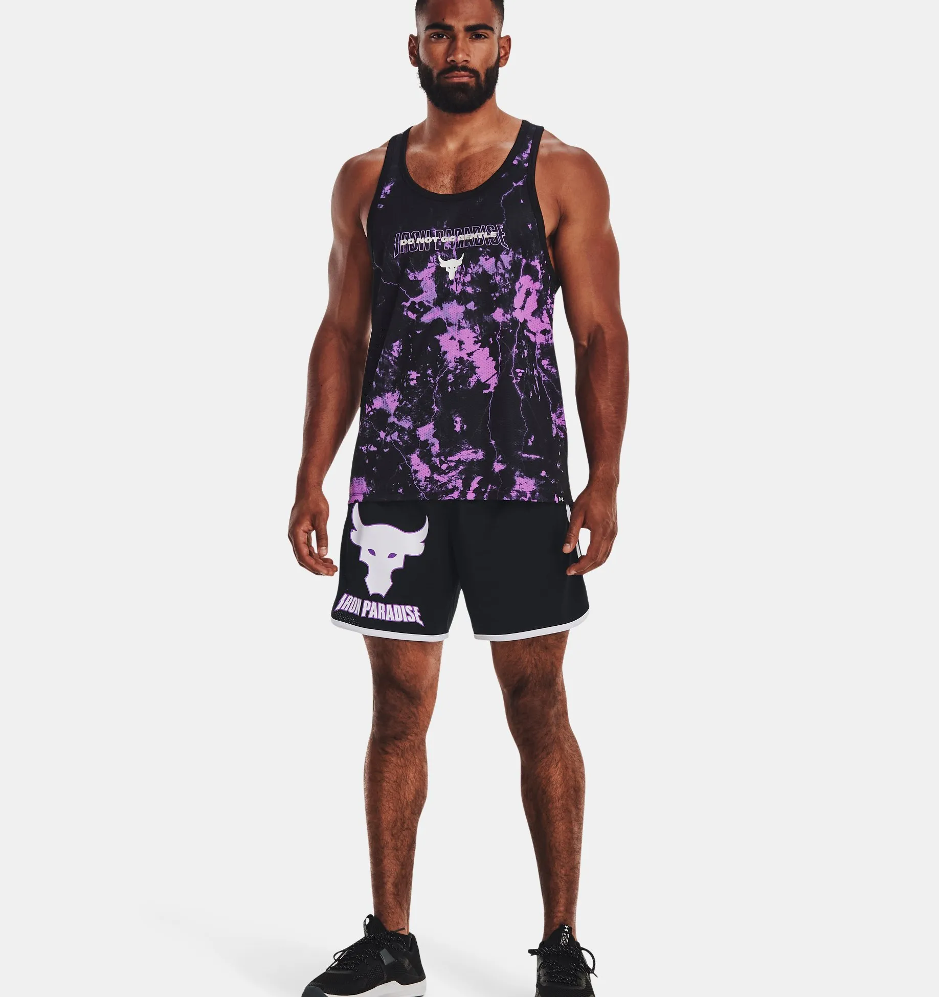 Short de Entrenamiento Project Rock Disrupt Mesh para Hombre image number 2