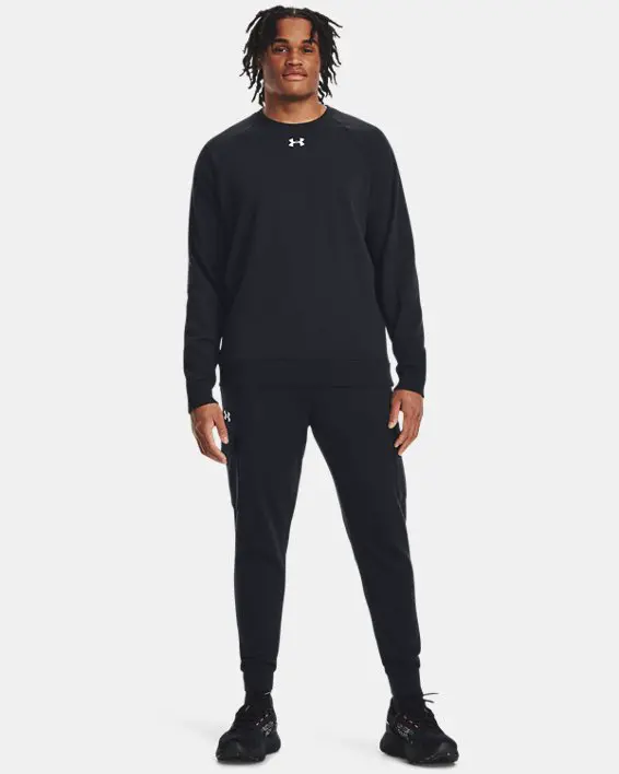UA M Rival Fleece Crew image number 2