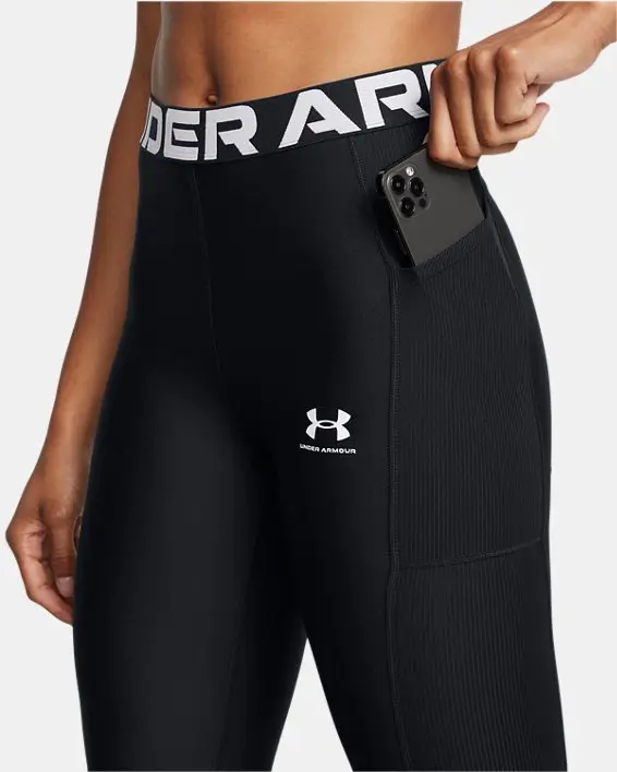 Calza de Entrenamiento HeatGear® Rib para Mujer image number 3