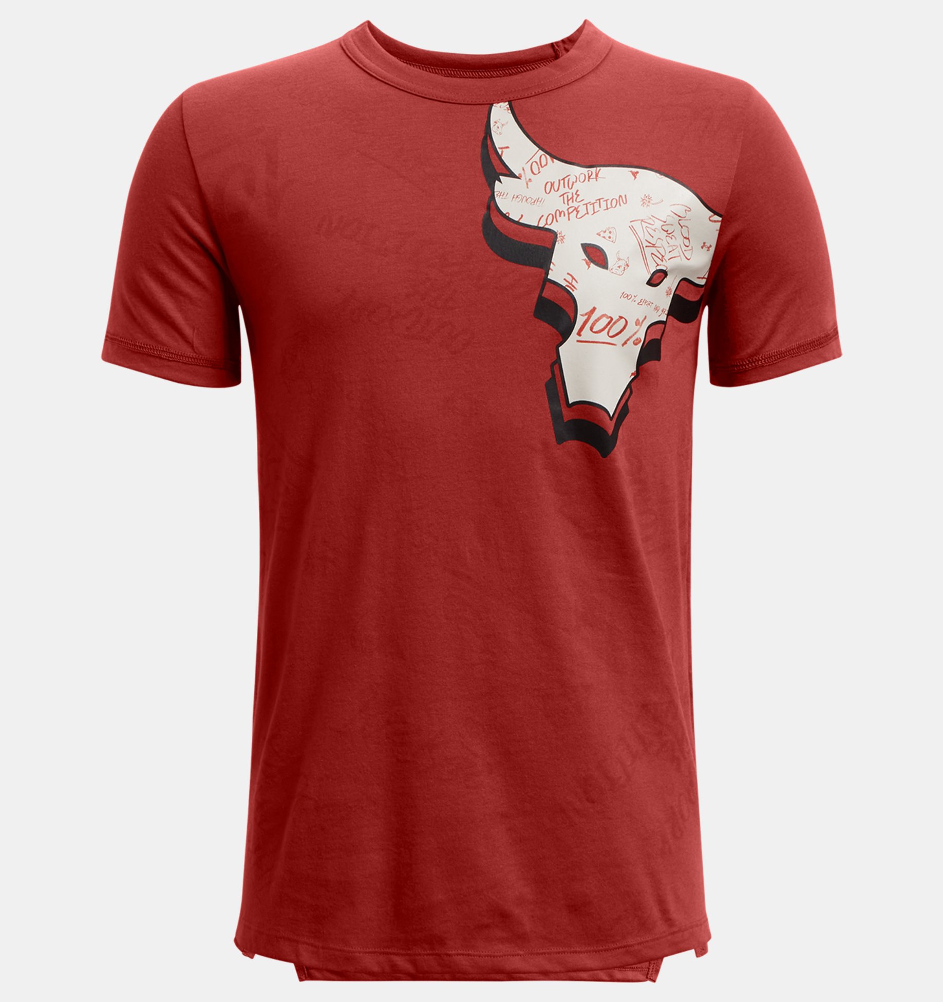 Remera UA Project Rock SMS SS para niños