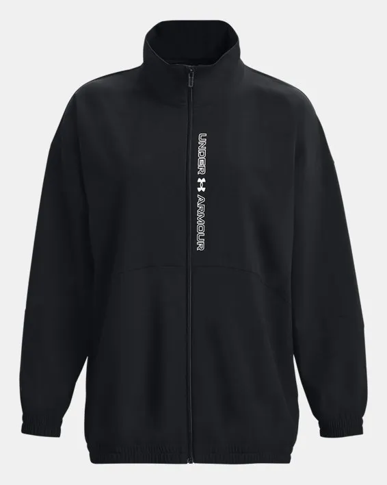 Campera de Entrenamiento Woven Oversized Full-Zip para Mujer image number 5