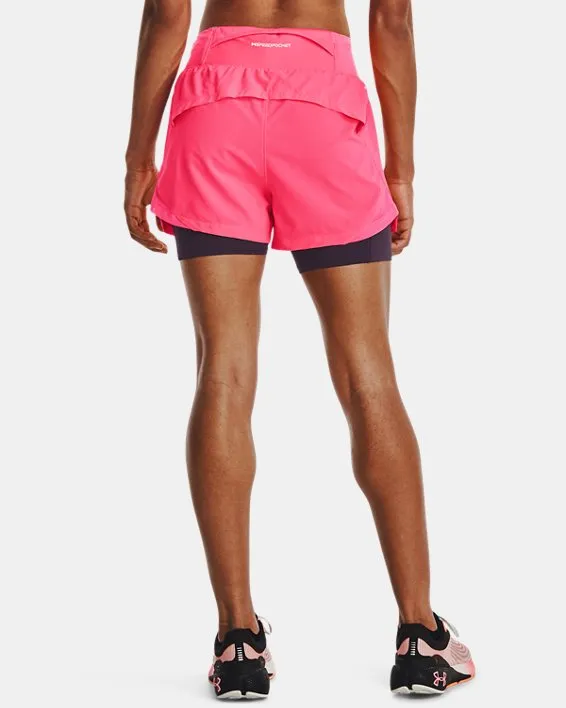 Short UA RUN STAMINA 2IN1 para Mujer image number 1