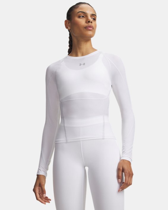 Remera de compresi&oacute;n UA Heatgear Elite Ls de Entrenamiento para Mujer