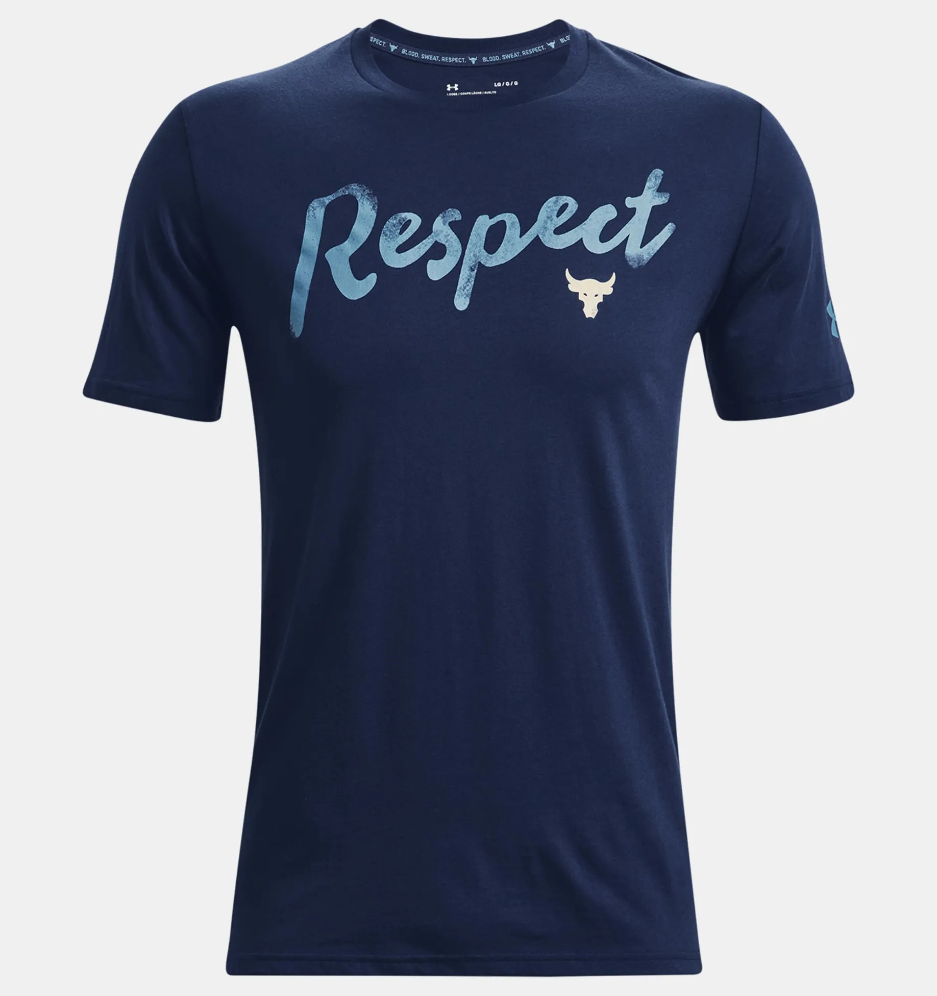 Remera manga corta Project Rock Respect Short Sleeve para hombre image number 5