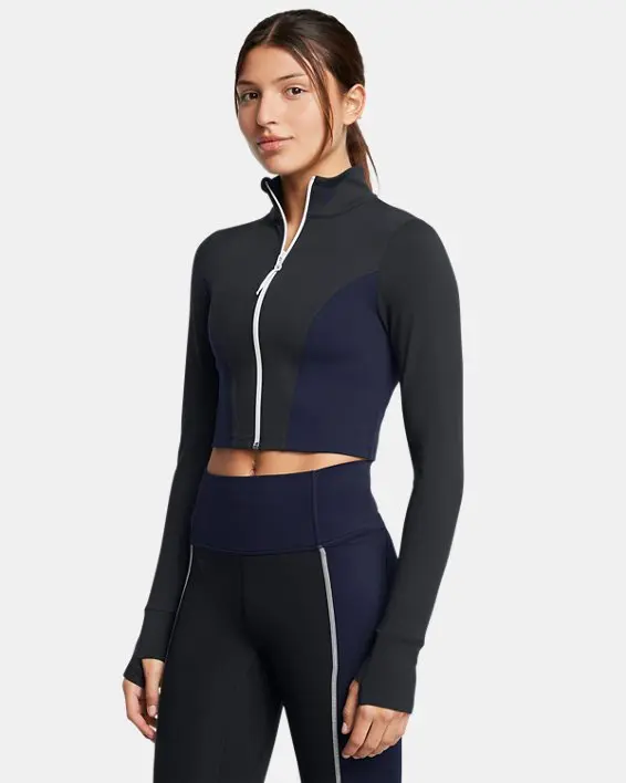 Campera Crop de entrenamiento Project Rock Lets Go para mujer