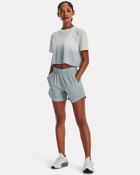 Short UA Flex Woven 5" para Mujer image number 2