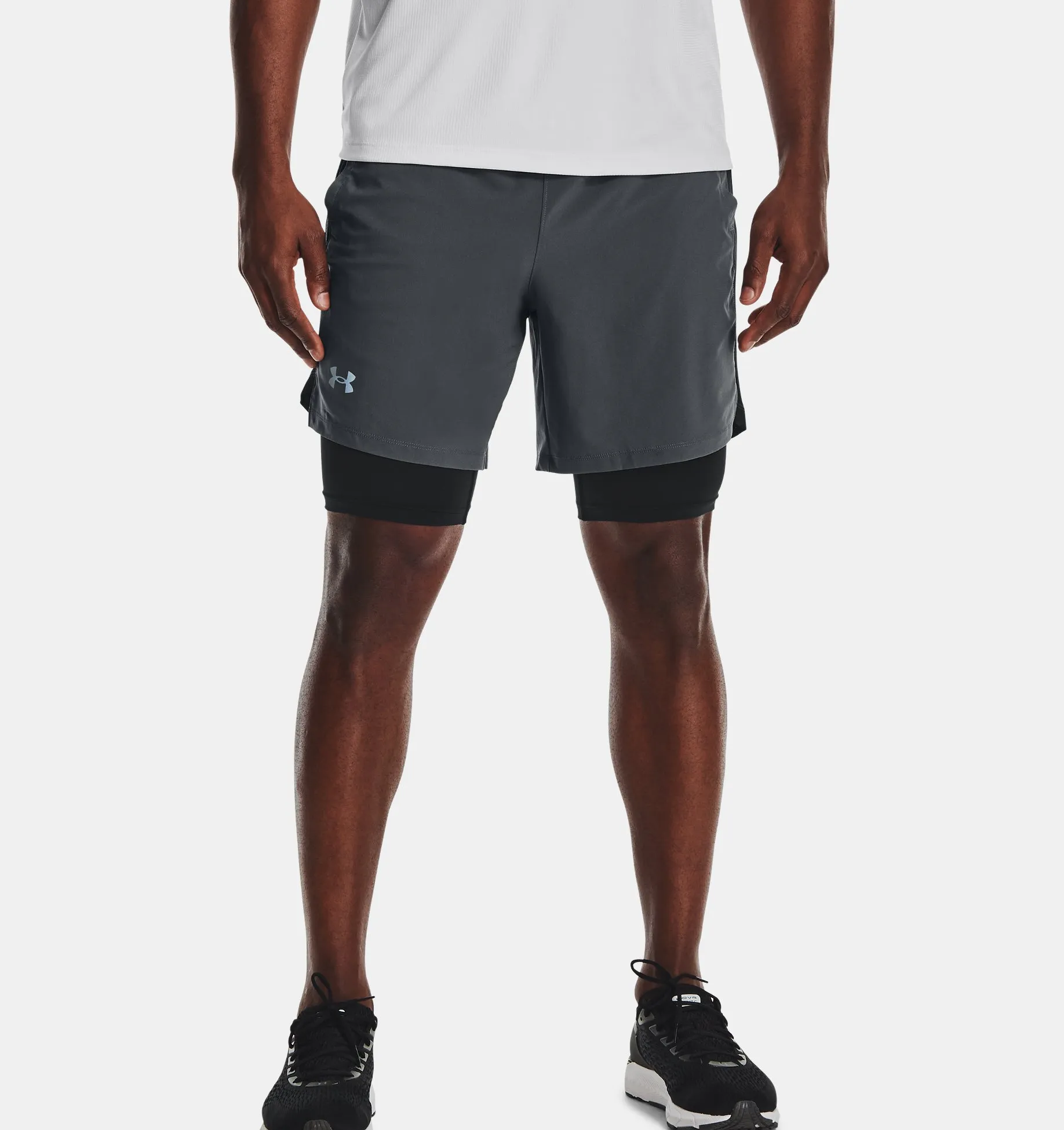 Short UA Launch Run 2-in-1 para hombre image number 0