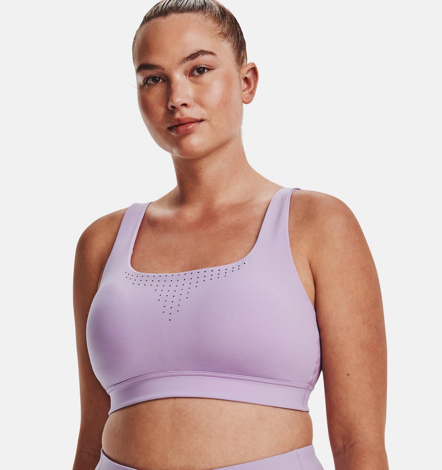 Bra deportivo UA Rush Mid para mujer image number 4