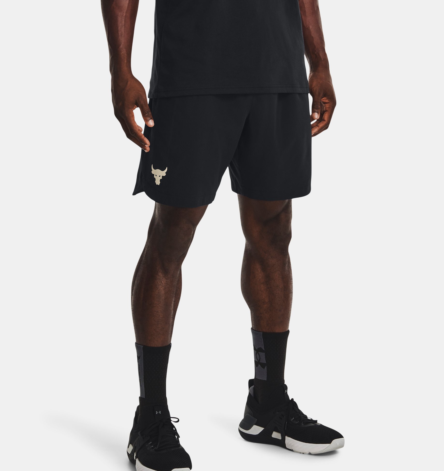Short de entrenamiento UA Pjt Rock Woven Shorts para hombre