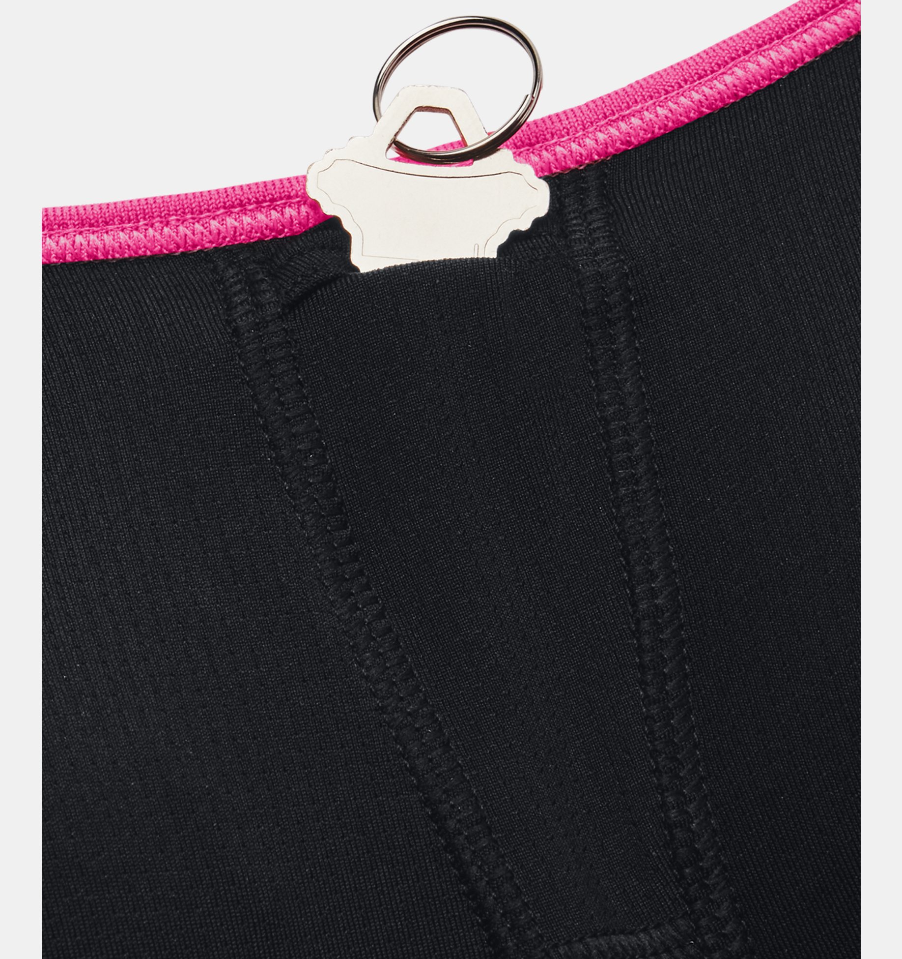 Bra de espalda deportiva UA Mid Crossback Pocket Run Sports image number 5